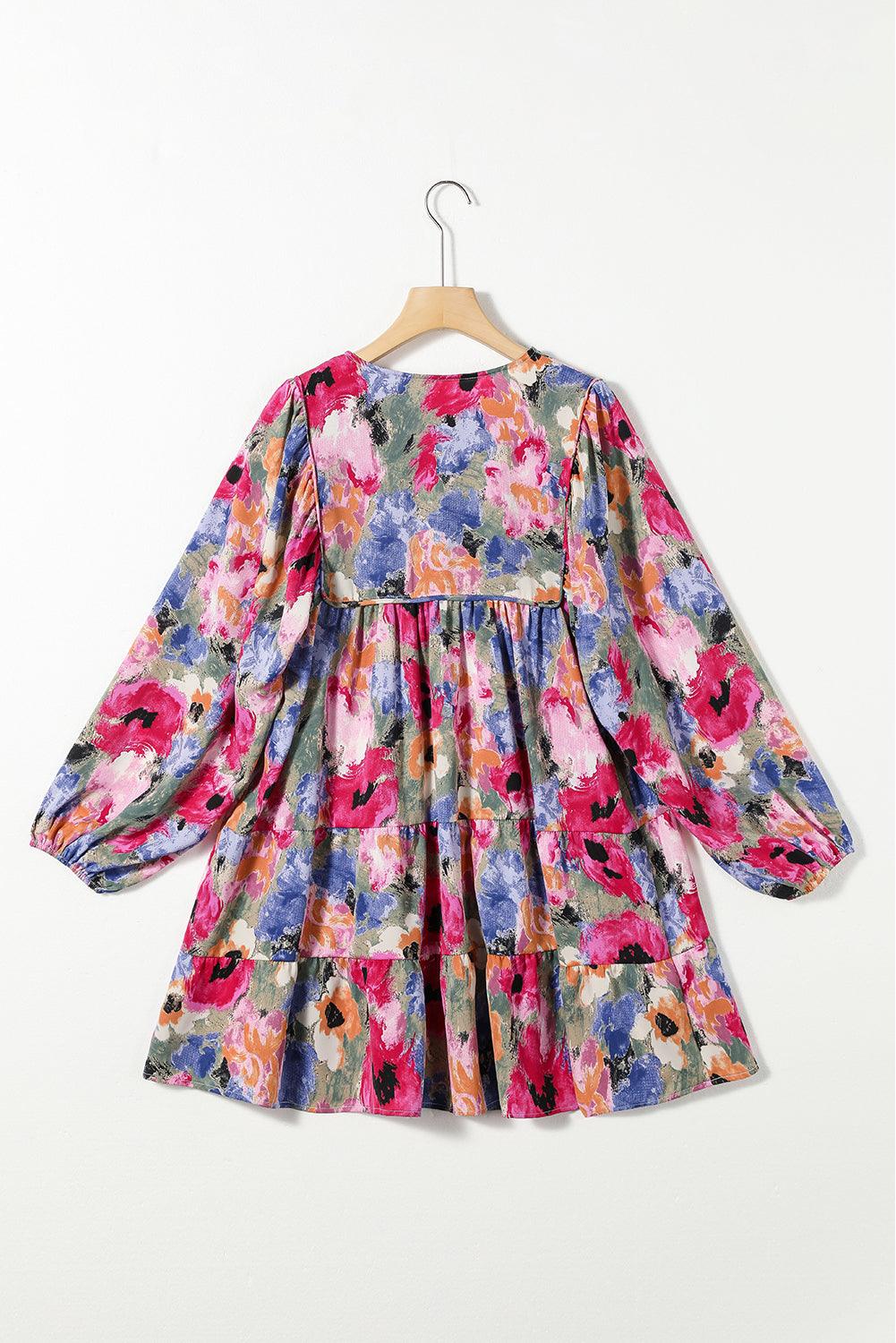 Robe à Manches Bouffantes et Col Lavallière - Robesboutique